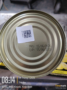 สับปะรดแหวนกระป๋อง 20 ออนซ์ (300 กรัม) - ดองด้วยน้ำเกลือ นำเข้าจากเวียดนาม - Product Image 5