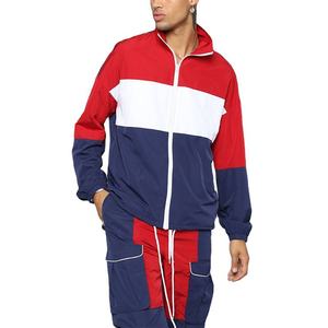 Conjunto Deportivo para Hombre INDEX APPAREL, Manga Larga, Bloques de Color, Cierre de Cremallera, Transpirable, Ropa Deportiva de Primavera - Product Image 4