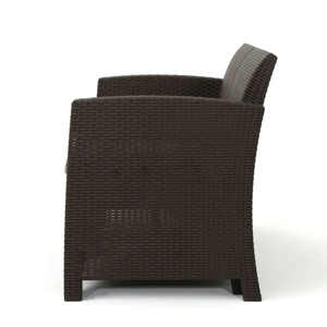 High Quality Supply Wicker <b>Rattan</b> Furniture PHU LINH Modern SIENA 4PCS Commercial Outdoor Restaurant Sofa Set Seat <b>Cushions</b> 5CM - Product Image 5