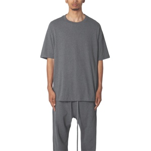 Camiseta de Hombre de Color Sólido de Última Moda para Adultos, Venta al por Mayor, Diseño Personalizado OEM, Secado Rápido, Lisa, Holgada, Deportiva - Product Image 4