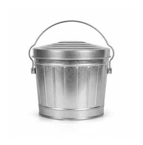 Bidón de Hierro Galvanizado de 6 Galones con Tapa - Product Image 1