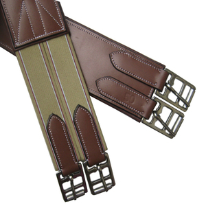 Ensemble complet de sellerie en cuir véritable pour selle anglaise, avec bride et sangle de ventre incluses – Équipement d'équitation premium - Product Image 2