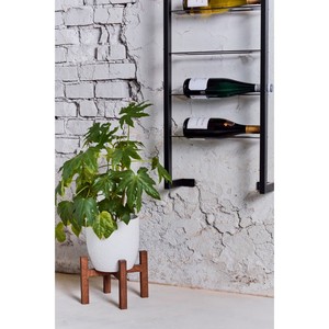 Minimalist Metal Wall Mounted <b>Wine</b> Rack With Rust Resistant Iron Frame For Home Bar Storage - Product Image 2