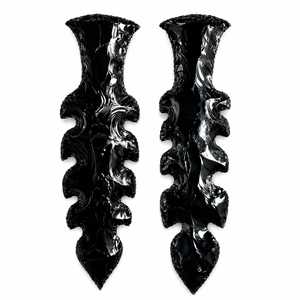 Cuchillo de Cristal Hecho a Mano con Punta de Flecha, Gema Natural Premium, Regalo Espiritual para Ella, Tendencia de Moda de Gujarat - Product Image 2