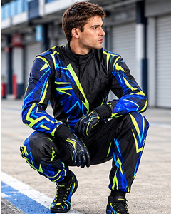 Traje de Carreras de Karting para Hombre, de Secado Rápido, Impermeable, con Estampado por Sublimación, Poliéster/Nailon, Manga Larga, Negro, Azul, Amarillo, Precio Económico, OEM - Product Image 6
