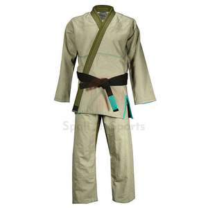 Conjunto de Uniforme de Jiu-Jitsu Brasileño Premium de Alta Gama, con Parches Bordados Personalizables, Traje de Artes Marciales de Algodón - Product Image 1
