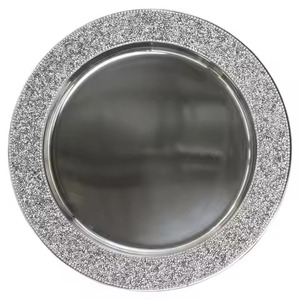 Assiette de présentation élégante en fer pour la décoration de salle à manger et les événements - Product Image 3