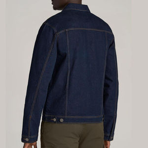 Factory Custom Denim Cotton Fabric Jackets Manufacturer Pigment Washing Oem Custom Jean Denim Jacket For Man - Product Image 6