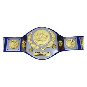 Ceinture de champion de l'équipe de la WWE personnalisable, ceinture de championnat de lutte de qualité supérieure, objet de collection sportif - Product Image 1