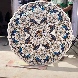 Encimera de Resina de Mármol Natural de Lujo Moderno para Isla de Baño, Superficie Ecológica Resistente al Agua/Fuego, Independiente, Contemporánea para Hotel - Product Image 3