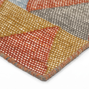 Alfombra DECORDEC Beige Marfil de Lana con Diseño Geométrico de Diamantes, Ecológica, Antideslizante, con Textura Lineal en Relieve, Hecha a Mano, Gruesa y Contemporánea - Product Image 6