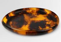 Creatieve witte, massief gepolijste, Amerikaanse stijl ronde resin salade schaal, decoratieve serveerschaal, uniek design