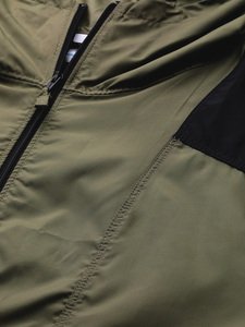 Veste coupe-vent imperméable à fermeture éclair avec logo personnalisé, veste de pêche en plein air pour homme, veste imperméable écologique de haute qualité - Product Image 5