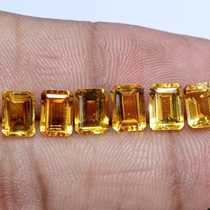 Citrino Natural de Alta Calidad, Corte Baguette Cónico, Piedras Sueltas para Joyería, Piedra Facetada Púrpura, Joyería Fina FF Rio De - Product Image 4