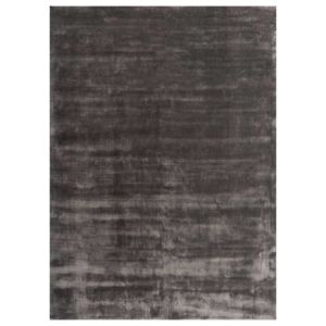 พรมวิสโคสไหมหรูหราแบบเรียบสีน้ำตาล ผลิตด้วยมือ คุณภาพสูง ขนปุยปานกลาง ซักได้ ไม่ลื่น - Product Image 1