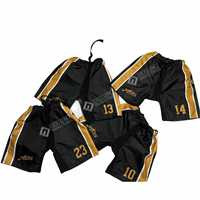 Pantalones de hockey sobre hielo unisex para adultos de la mejor calidad, diseño personalizado, fundas para pantalones bordadas, sublimación, logotipo personalizado del equipo, envío rápido