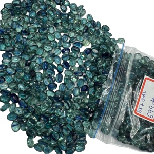 Cianita índigo natural, piedras preciosas sueltas facetadas de 5x7mm, corte ovalado azul y verde con efectos ópticos de cambio de color - Product Image 1