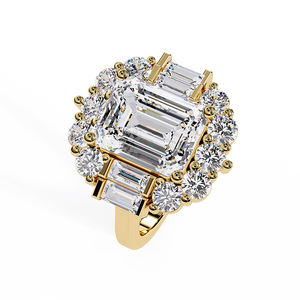Experiencia Profunda en la Venta de Anillos de Diamantes Solitarios de Plata de Ley 925 con Claridad VVS Hechos a Mano y de Tamaño Personalizado a Bajo Precio - Product Image 1
