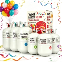 Cilindro de Gas Helio para Inflar Globos, Listo para Usar, Tanque de He