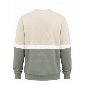 เสื้อสเวตเชิ้ตผู้ชาย คอกลม แขนยาว อุ่นสบาย สวมใส่ได้ทุกวัน สไตล์ลำลองทันสมัย สตรีทแวร์ ออกแบบเองได้ ผลิตจากโรงงาน - Product Image 3