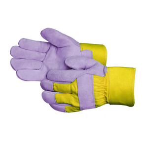 Top Ranked Cowhide Split Leather Working Gloves Heavy Duty Abrasion Resistant Soft & <b>Comfortable</b> Construction Rigger Gloves - Product Image 5