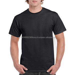 Camiseta de Cuello Redondo para Hombre y Mujer, de Alta Calidad, 100% Algodón, Transpirable, de Manga Corta, con Letras Tejidas, Color Negro, Blanco, Sólido - Product Image 1