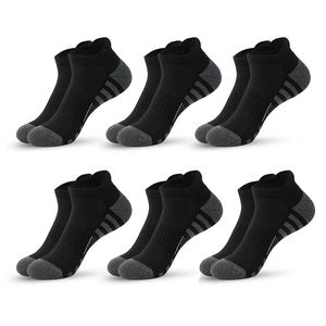 Perspiration Breathable Custom Cushion Thick Padded Crew Athletic Hiking Basketball <b>Running</b> Sports <b>Socks</b> Toe Striped Pattern - Product Image 4