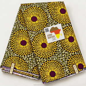 Tissu imprimé Ankara tendance, textile africain pour vêtements féminins, robes, confection et bricolage - Product Image 3
