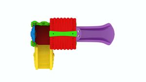 Estación de Juegos Infantil para Exteriores en Parques Públicos - Construcción de Acero y Plástico - Product Image 4