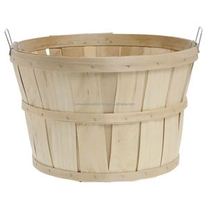 Panier à crabes artisanal en bois naturel, fournisseur de rangement pour fruits de mer, léger, durable, artisanat traditionnel du Vietnam - Product Image 4