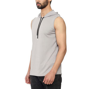 Sudaderas sin mangas para hombre, ropa deportiva informal, transpirable, atlética, de tela suave de alta calidad para levantar pesas - Product Image 4