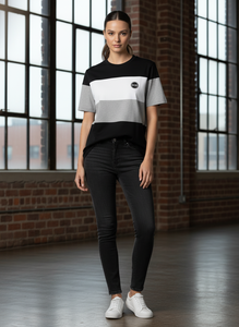 Camiseta de Moda para Mujer, Talla Grande, Manga Corta, Informal, de Algodón, Estilo Coreano, Holgada, para Chicas y Mujeres - Product Image 2