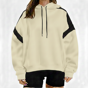 Nueva Llegada: Sudaderas Casuales para Mujer, Sudadera con Capucha de Manga Larga, Estilo Oversize, con Estampado de Color Sólido - Product Image 5