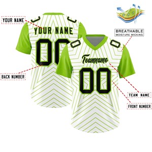 Jersey de Fútbol Americano para Adultos, Mezcla de Spandex, Impresión de Alta Resolución, Nombre y Número del Jugador Personalizados, Fabricación OEM de Alto Rendimiento - Product Image 2