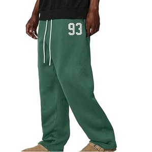 Heavyweight Streetwear Gym Hip Hop Sports Jogger 400 Gsm <b>Oversized</b> Stacked Double Waist Baggy <b>Sweatpants</b> - Product Image 6