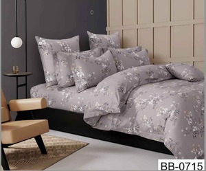 Stone Ash Floral Printed 130 plus GSM Microfibre Bedsheet Soft <b>Comfortable</b> Lightweight Bedding for Home Bedroom for Sale - Product Image 6