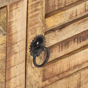 Tavolino da Caffè in Legno di Mango Naturale di Media Dimensione, Stile Rustico con Fascino Organico - Product Image 6