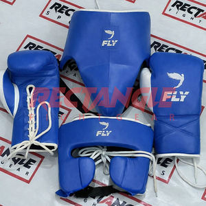 Nuevo Kit de Boxeo Personalizado Fly, Guantes de Boxeo, Protector de Cabeza, Protector Inguinal, Juego de Boxeo Fly Personalizado de Cuero Genuino de Alta Calidad - Product Image 5