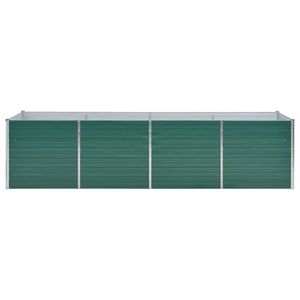 Grand lit de jardin surélevé robuste en acier galvanisé vert pour pots de fleurs et jardinières – Qualité supérieure, durable et résistant aux intempéries - Product Image 3