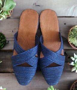 Sandales en raphia tissées par la nature - Product Image 1