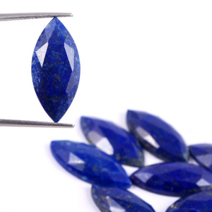 Lapislázuli facetado con corte marquesa, piedra preciosa suelta, proveedor a granel, precio de fábrica, calidad fina para la fabricación de joyas - Product Image 2