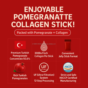 Péptido de colágeno de pescado de bajo peso molecular, palitos de caramelo gomosos de gelatina OEM - Product Image 2