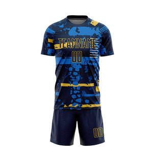 Uniforme de Fútbol Profesional Fabricado con 100% Poliéster de Secado Rápido, Transpirable y con Logotipo Termotransferible - Product Image 2