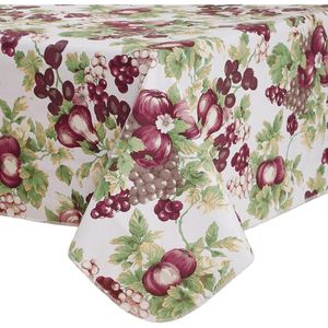 Tovaglia Rettangolare Resistente Impermeabile in Vinile con Retro in Flanella, Antimacchia e Antiolio, Lavabile, in Plastica - Product Image 1