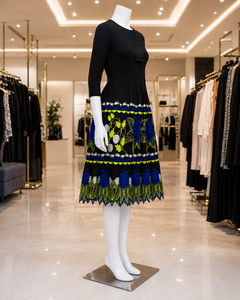 Embroidery Women Customized High Quality Pacific Island Wear Micronesian Fabric Embroidery Work Skirts Wholesale Rate - Product Image 4