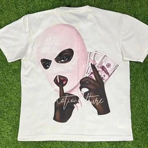เสื้อยืดเจอร์ซีย์ทรงปกติสำหรับผู้ชาย OEM ผ้าฝ้าย 100% สตรีทแวร์ สีพื้น พิมพ์โลโก้ตามสั่ง คอกลม แขนสั้น สวมใส่สบาย ไม่เป็นขุย - Product Image 2