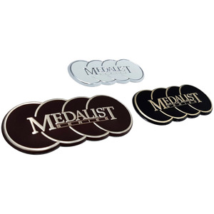 Placa de Identificación Metálica con Logotipo Grabado, Etiquetas de Color Personalizadas (Negro, Blanco, Marrón) para Marca y Identificación de Producto - Product Image 2