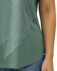 Manufacturer Customized Women Sage Green Quick Dry Sports T Shirt Breathable Lightweight Gym Running Workout Athletic Tee <b>Top</b> - Product Image 6