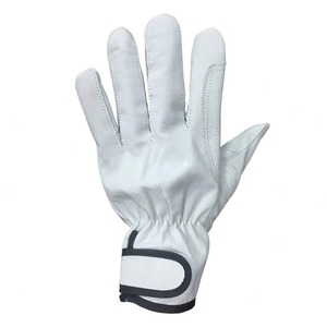Best Performance Heavy-Duty Cowhide Grain Leather Breathable Adjustable Wristlet <b>Driver</b> <b>Gloves</b> Comfortable Anti-Static Safety - Product Image 1