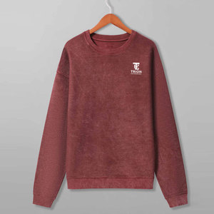 Sudadera cómoda con efecto acid wash, sudadera holgada con efecto acid wash para hombre, sudadera con efecto acid wash en oferta online. - Product Image 1